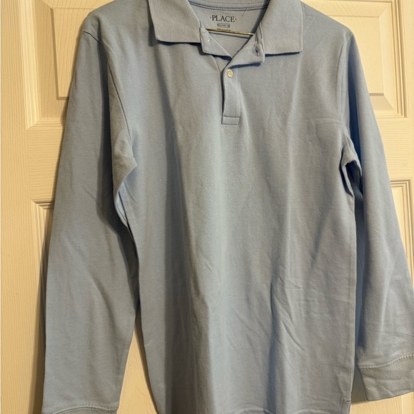Two uniform light blue polos 1 LS, 1 SH size 16 - Picture 5 of 6